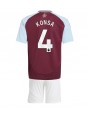 Aston Villa Ezri Konsa #4 Kotipaita Lasten 2024-25 Lyhythihainen (+ shortsit)